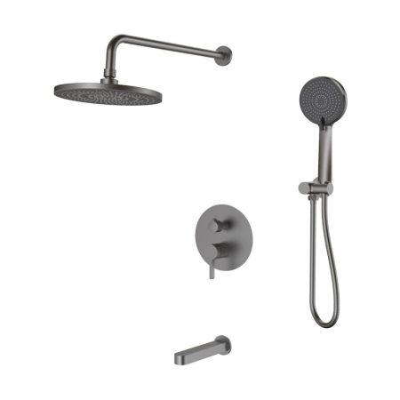 Душевая система встраиваемая Esko Sochi Gun metal 7in1SCGM, оружейная сталь, артикул 7in1SCGM