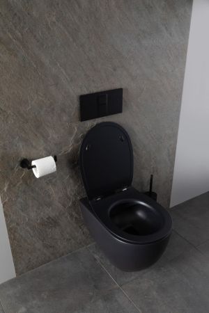 Чаша подвесного унитаза Allen Brau Reality 4.32006.31 черный матовый, артикул 4.32006.31