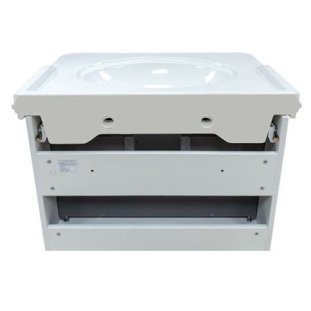 Тумба с раковиной Comforty Неаполь 80 4147564 подвесная Белый глянец, артикул 4147564