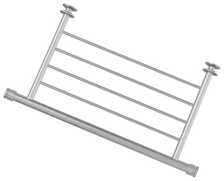 Полка, Сунержа, прямая 4П, длина, мм-370, ширина,мм-438, глубина,мм-240, высота,мм-34, назначение-для водяных и электрических, материал-нержавеющая сталь, цвет-сатин