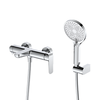 Смеситель для ванны с душем DQ Düsseldorf короткий излив хром (DA1723201)