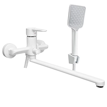 Смеситель для ванны Славен СЛ-ОД-Т3Б, белый