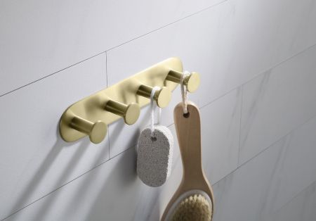 Вешалка-4 крючка Timo Saona 13015/17 золото матовое, артикул 13015/17