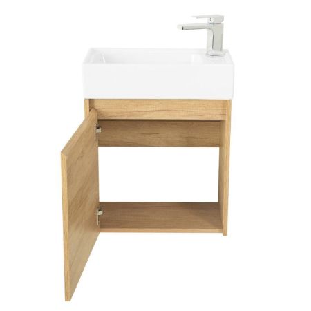 Мебель для ванной комнаты BELBAGNO KRAFT MINI, артикул KRAFT MINI-500/260-1A-SO-CG-L