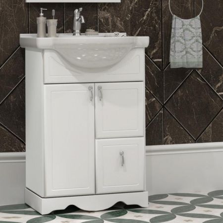 Тумба с раковиной Клио 50 Opadiris Белый матовый