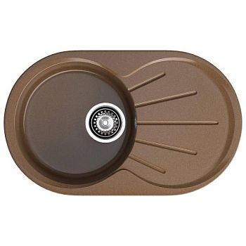 Кухонная мойка GranFest RONDO 750L, топаз