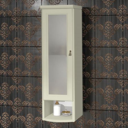 Шкаф подвесной одностворчатый Клио левый Opadiris Слоновая кость, артикул 