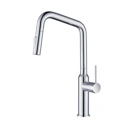 Смеситель для кухни с выдвижной лейкой Timo Saona 2386/02FL хром, артикул 2386/00FL