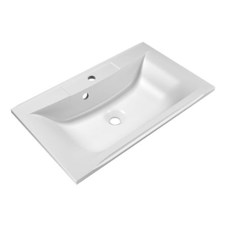 Раковина Florentina Прима 75 см 10.010.00750.001, белая, артикул 10.010.00750.001