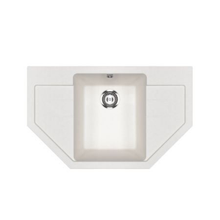 Кухонная мойка Ulgran U-609-341, ультра-белый, артикул U-609-341