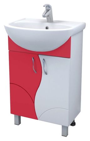Тумба под раковину Vigo Alessandro 4 - 55 А-0-550В(Уют)-красн Красный, артикул А-0-550В(Уют)-красн