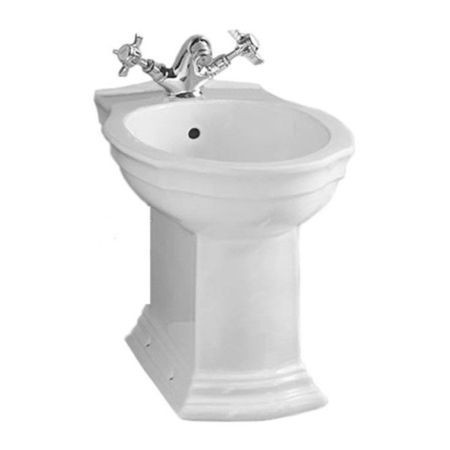 Devon Westminster Биде напольное (56х36 см) с 1 отверстием под смеситель, цвет: белый, артикул IBBID1FWES