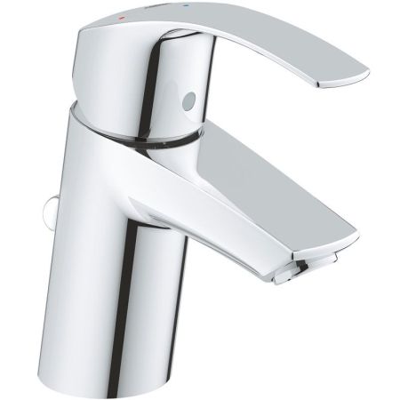Смеситель для раковины GROHE Eurosmart New с донным клапаном, хром (32926002), артикул 32926002