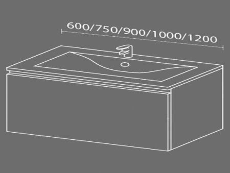 Тумба с раковиной SanVit Флай 60 kfly2060 с фактурой под дерево подвесная Зебрано Тумба с раковиной SanVit Флай 60 kfly2060 с фактурой под дерево подвесная Зебрано