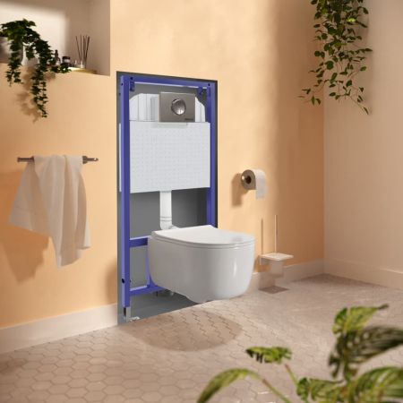 Рама BERGES для скрытого монтажа  NOVUM без кнопки, артикул 040000