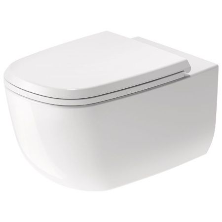 Duravit Aurena Унитаз подвесной 365 x 570 мм, безободковый, с креплением Цвет: Белый глянец