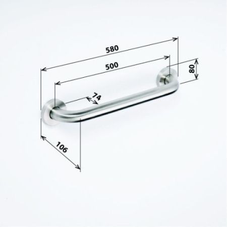 HELP Поручень 500мм, мат, артикул 301100502