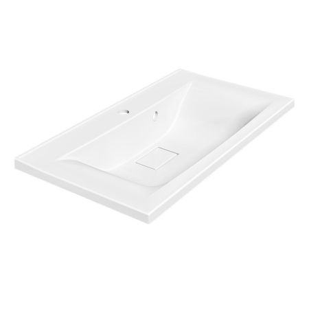 Раковина VCB-3M800W из искуственного камня, цвет белый, артикул VCB-3M800W