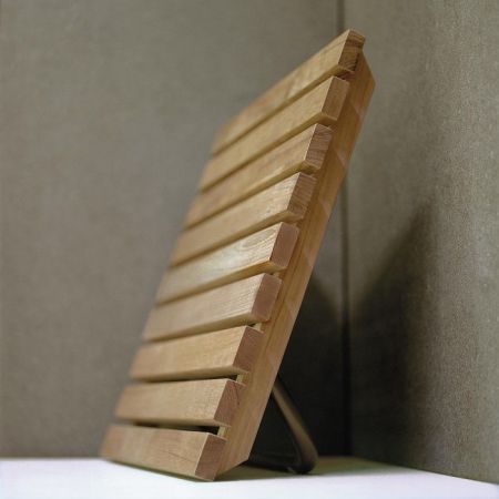 Effegibi BodyLove Спинка для хаммам, 45x19xh45 см, материал тиковое дерево, нержавеющей, артикул HA 65 10 0023