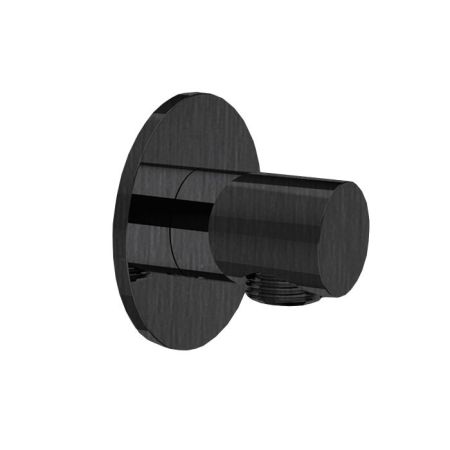 ALMAR Вывод из стены для душевой лейки, цвет черный металл брашированный PVD, артикул E095040.AB