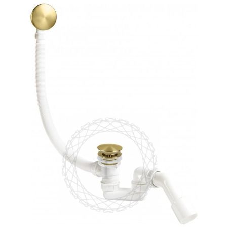 Слив-перелив (автомат, 90 см.) FILARETE FL90MG, матовое золото, артикул FL90MG