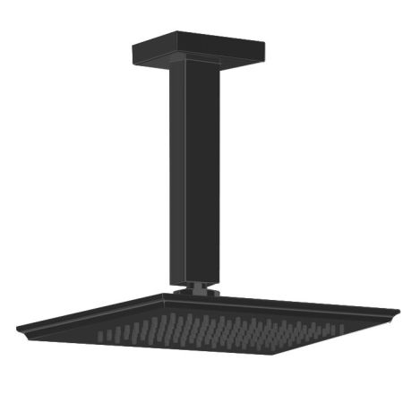 Gessi Eleganza Верхний душ потолочный, высота 243мм, цвет: черный металлик, артикул 46152#706