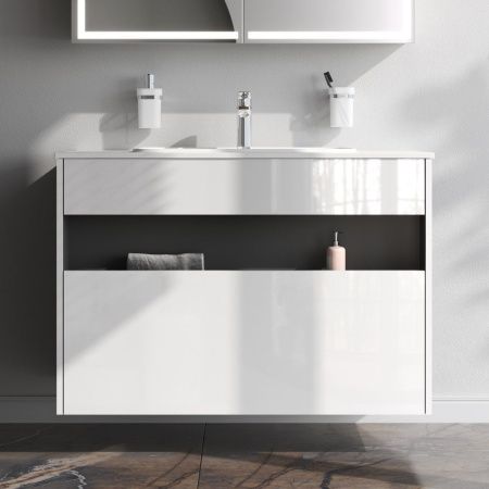 M8FFUX1001WG Func, База с нишей, 1 ящик (pull-out), 100 см, цвет белый глянец M8FFUX1001WG Func, База с нишей, 1 ящик (pull-out), 100 см, цвет белый глянец