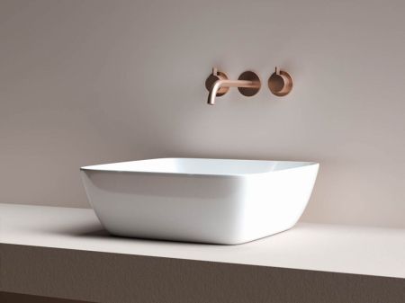 Умывальник чаша FORM накладная квадратная 410*410*145мм CN2002, артикул CN2002