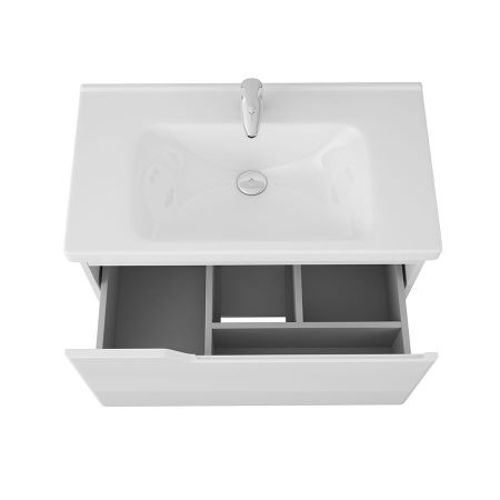 Тумба Hella 80, белый лак, артикул OW24.02.00