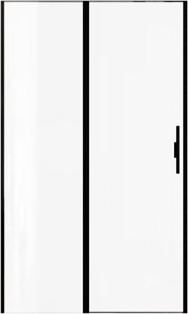 Душевая дверь Allen Brau Priority 120 3.31009.BBA черный браш, артикул 3.31009.BBA