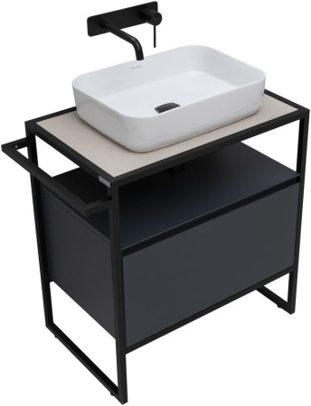 Тумба под раковину Allen Brau Priority 70 1.31001.AM антрацит матовый, артикул 1.31001.AM