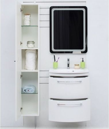 Тумба с раковиной De Aqua Лонг 60 белый, артикул 00212713