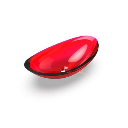 Knief Charm Shape Раковина накладная из полимерного материала 581x331x169 мм, цвет Rubin # 040