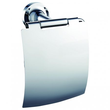 Держатель для туалетной бумаги с крышкой WONZON & WOGHAND SIMPLE, Хром (WW-6526)