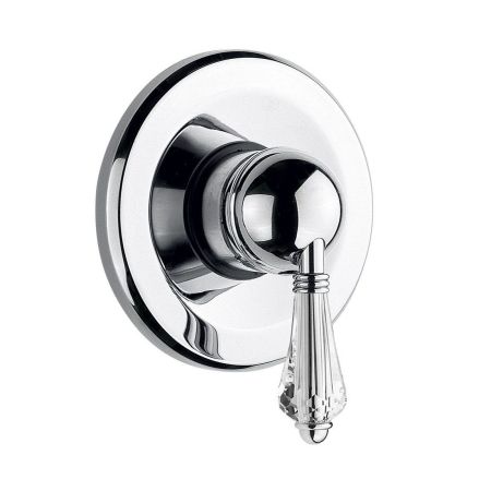 Nicolazzi Cristallo Внешняя часть встраиваемого смесителя для душа, 1 источник, цвет: хром, артикул 3406CR33