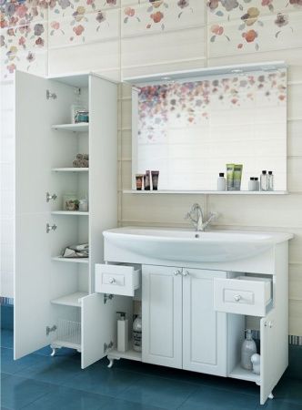 Тумба для раковины Sanflor Софи 105 C02645 Белая Тумба для раковины Sanflor Софи 105 C02645 Белая