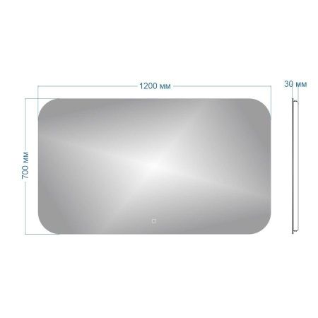 Зеркало Maretti Florenza FL1412070P25EL 120x70 см, артикул FL1412070P25EL