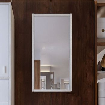 Зеркальный шкаф Бриклаер БАЛИ 40 см правый, лиственница/белый