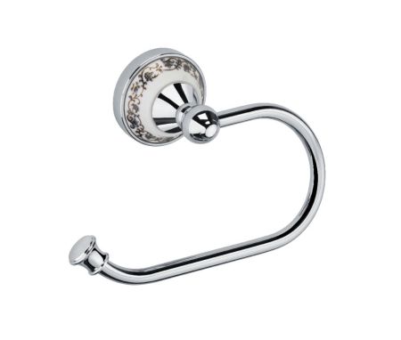 Держатель туалетной бумаги Fixsen Bogema FX-78510A Хром Белый, артикул FX-78510A