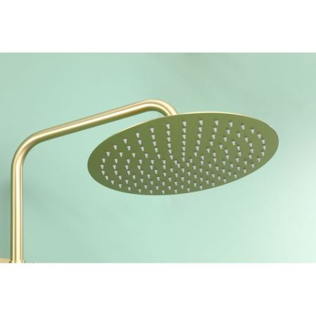 Душевая система Raglo R10.24.03, сатин золотой