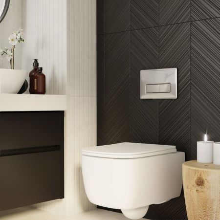 Клавиша смыва Iddis Unifix UNI41CHi77 Глянцевый хром, артикул UNI41CHi77