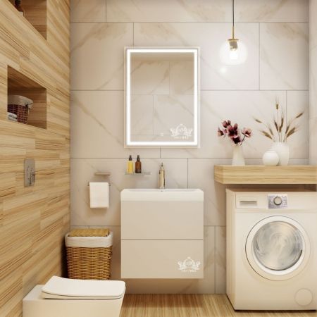 Зеркало с подсветкой ART&MAX MONZA AM-Mon-600-800-DS-F, артикул AM-Mon-600-800-DS-F