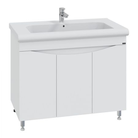 Тумба для умывальника напольная "Сатурн 105" 3 дв.( ум. Леонардо 105), артикул 700303