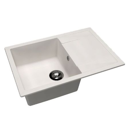 Кухонная мойка Dr. Gans ТЕХНО 25.030.D0860.401, белый, артикул 25.030.D0860.401