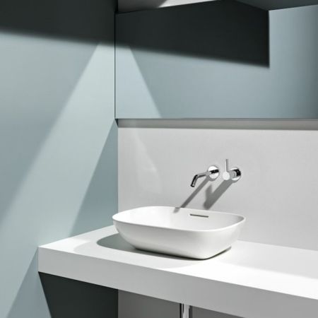 Laufen INO Раковина-чаша 500х350х130мм без отв. под смеситель, с покр. LLC, цвет: белый, артикул 8.1230.2.400.109.1