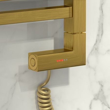 Модуль электрический многофункциональный "МЭМ CUBE правый" (Состаренная Латунь), артикул 051-1517-4007