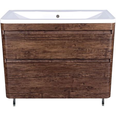 Тумба напольная "Атлантика 100", Люкс старое дерево, PLUS