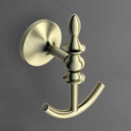 Крючок двойной подвесной ART&MAX BOHEMIA AM-4286B, артикул AM-E-4286B-Br