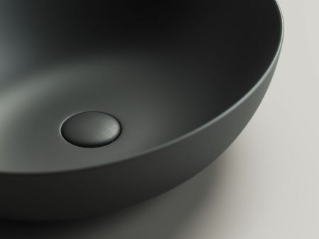Умывальник чаша накладная овальная (цвет Темный Антрацит Матовый) Element 520*395*130мм CN6017MDH, артикул CN6017MDH