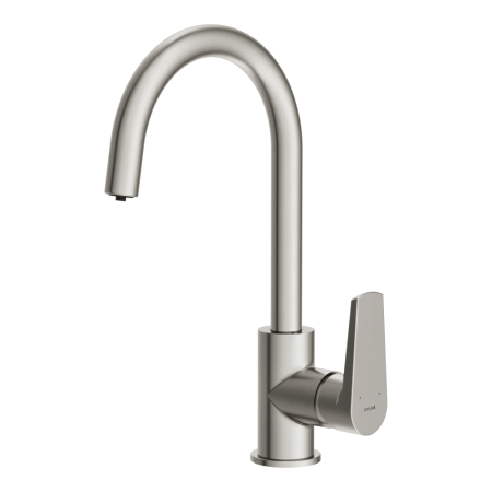 Смеситель для кухни Cersanit MODUO однорычажный с фильтром сатин (68222), артикул 68222